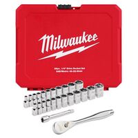 Milwaukee ラチェット＆ソケット25点セット (48-22-9044)