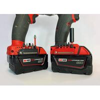 StealthMounts Milwaukee M18 マグネット式ビットホルダー (BH-MW18-RED-2)