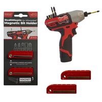 StealthMounts Milwaukee M12 マグネット式ビットホルダー (BH-MW12-RED-2)