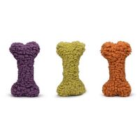 Allure Products Hugglehounds フリース製骨型犬用玩具 3個入 (10312)