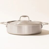 Made In ステンレススティール製蓋付ブレイザー (COOK-6L-RON-ISS-WS)