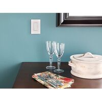 Lutron Claro ウォールプレート 1ギャング ホワイト (CW-1-WH)