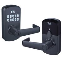 Tell Manufacturing 電子キーパッドエントリーロック ブラック (CL103931)