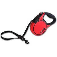Kong 犬用伸縮式リード レッド Mサイズ (KNG TRN MD RD)