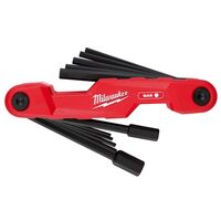 Milwaukee 折り畳み式SAE六角キーセット (48-22-2180)