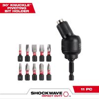 Milwaukee Shockwave スクリュードライバービット11点セット (48-32-2301)