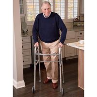 Carex Health Brands アルミニウム製折り畳み式歩行器 (FGA87100 0000)