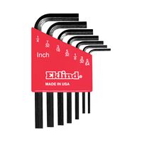 Eklind  六角トルクスレンチ7本セット (10107) / HEX KEY SET 7PC SHRT ARM