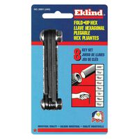 Eklind　六角トルクスレンチ8本セット (20811) / HEX KEY SET 050-5/32FOLD