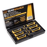 Gearwrench プラス＆マイナスミニドライバー6点セット (80055H)