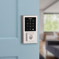 Kwikset 270 SmartCode 電子タッチパッド式デッドボルト サテンニッケル (992700-004)