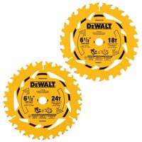DeWalt 丸鋸ブレードセット (DWA2612CMB)