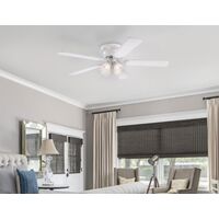 Westinghouse Contempra IV シーリングファン ラスティックブロンズ ホワイト (7311548)
