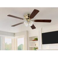 Westinghouse シーリングファン ポリッシュブラス ブラウン (7311748)