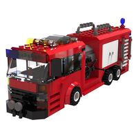 NovaBrix Ace ブロック消防車 (TBT020)