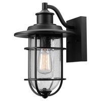 Globe Electric Vintage 壁取付ライト ブラック (44308)