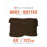 Sof Sole ブーツ用靴紐 ブラック＆ブラウン (84724)