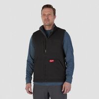 Milwaukee モックネックワークベスト ブラック Lサイズ (801B-XL)