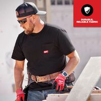 Milwaukee Gridiron 半袖Tシャツ ブラック XXLサイズ (605B-2X)
