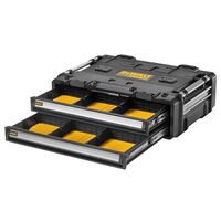 DeWalt ToughSystem 2.0 DXL 2段式浅型引き出しツールボックス (DWST08520)
