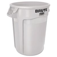 Rubbermaid Brute ゴミ箱 ホワイト (FG261000WHT)