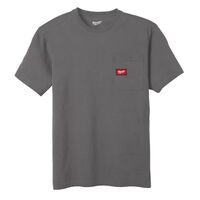 Milwaukee Gridiron 半袖Tシャツ グレー XLサイズ (605G-XL)