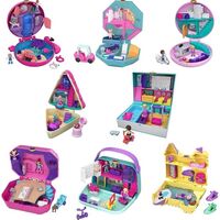 Mattel Polly Pocket ポケットワールド 4個セット (JFG56)