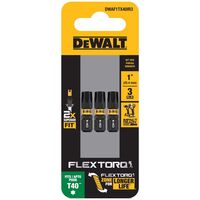 DeWalt FlexTorq インパクトドライバービット3点セット (DWAF1TX40IR3)