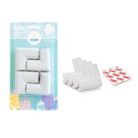 Regalo ソフトゴム製コーナークッション グレー 4個入 (6121 G)