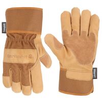 Carhartt 男性用ワークグローブ ブラウン Lサイズ (GW0513MBROWN-L)