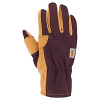 Carhartt 女性用ワークグローブ パープル Mサイズ (GW0793WBLKBRY-M)