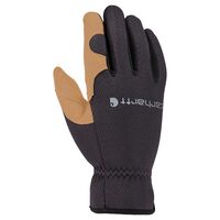 Carhartt 男性用ワークグローブ ベージュ＆ブラック XLサイズ (GD0794MBLKBLYXL)