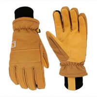 Carhartt 男性用冬用ワークグローブ ブラウン Lサイズ (GL0781MBROWN-L)