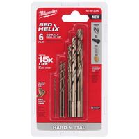 Milwaukee Red Helix ドリルビット6点セット (48-89-2330)