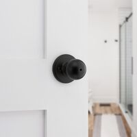 Kwikset Polo プライバシーノブ マットブラック (93002-936)