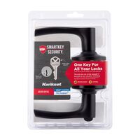 Kwikset Smartkey Security キー付エントリーレバー マットブラック (94050-705)