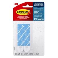 3M Command 大型フォームストリップ 8枚入 6セット (17605B-8ESF)