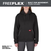 Milwaukee Freeflex 女性用パーカー ブラック Mサイズ (F251B-M)