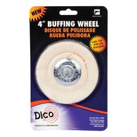 Dico  コットンバッフィングホイール (527-41-4M) / WHEEL BUFF 4"CUSHION MTD