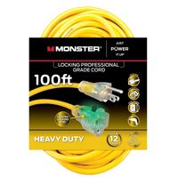 Monster Just Power It Up 屋外用延長コード (1515)