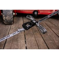 Keeper KwikFeed ラチェットタイダウン グレー 1000ポンド 2個入 (43571)