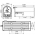 Gibraltar Standard Ribbed 支柱設置式メールボックス グレー (ST10) / MAILBOX RURAL #1 GRAY