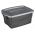 Rubbermaid Roughneck 積み重ね式収納ボックス12個セット (RMRT030010) / ROUGHNECK TOTE 3G GRY