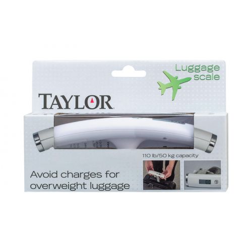 Taylor 荷物計量スケール ホワイト / DIGITAL LUGGAGE SCALE
