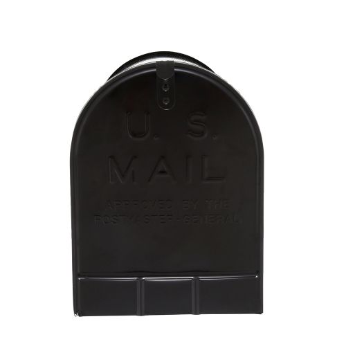 Gibraltar Jumbo 支柱設置式メールボックス (ST20B) / MAILBOX RURAL #3 BLACK