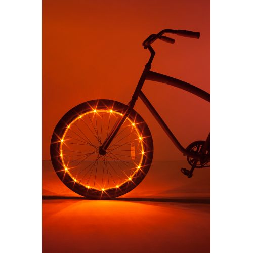 Brightz Ltd wheelbrightz 自転車用LEDライトキット オレンジ (L2415) / LIGHT KIT BIKE WHLS ORG