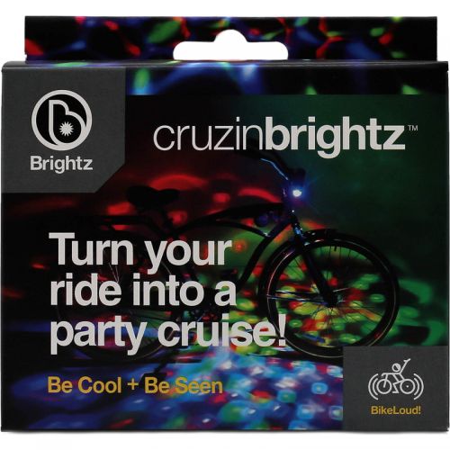 Brightz Ltd. CruzinBrightz 自転車用ディスコLEDライト マルチカラー (L5885) / LIGHT DISCO/BIKE MULTI