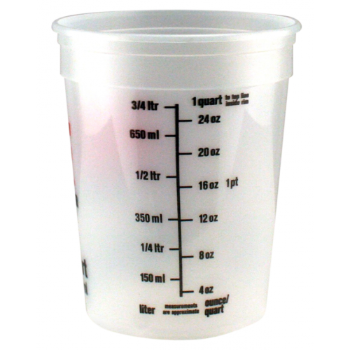ACE プラスティック製バケツ 25個入 (01QA36MM300) / MULTI-MIX CONTAINER QT