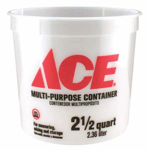 ACE プラスティック製バケツ 25個入(2-5QA5MM100)/ MULTI-MIX CONTAINER2.5QT