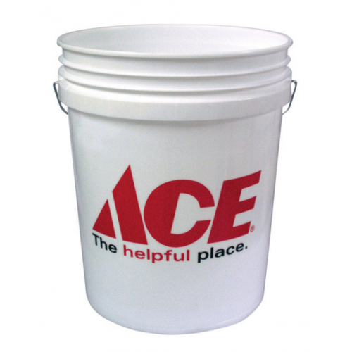 ACE バケツ ホワイト (03GA12ST144)/ PLSTC BUCKET3.5G WHT ACE